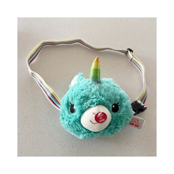 Cuddle Barn Other - Cuddle Barn Llamacorn Purse Fanny Pack Enchanted Dazzle Plush Sound NEW